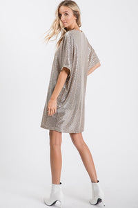 Sequin Tunic Dress