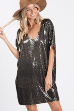 Load image into Gallery viewer, Sequin Tunic Dress
