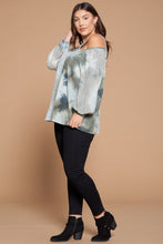 Load image into Gallery viewer, Tie Dye Criss Cross Top With Cut Out Detail
