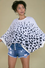 Load image into Gallery viewer, Leopard Print Sweater with a 3/4 Dolman Sleeve
