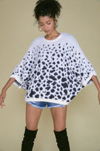 Load image into Gallery viewer, Leopard Print Sweater with a 3/4 Dolman Sleeve
