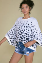 Load image into Gallery viewer, Leopard Print Sweater with a 3/4 Dolman Sleeve
