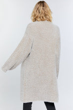 Load image into Gallery viewer, Taupe and Cream Long Sleeved Cardigan
