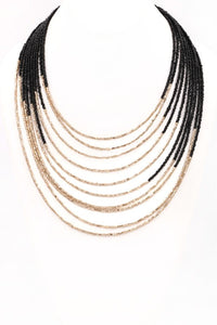 Seed Bead Layered Necklace