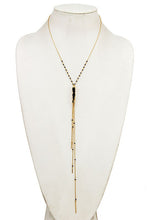 Load image into Gallery viewer, Cracked Stone Lariat Necklace
