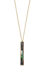 Load image into Gallery viewer, Genuine Abalone Bar Pendant
