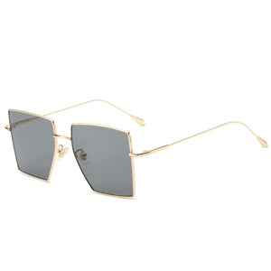 Slim Rim Simple Square Sunglasses