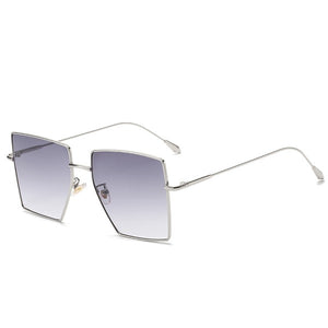 Slim Rim Simple Square Sunglasses