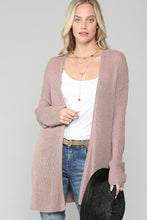 Load image into Gallery viewer, Long Sleeved Cardigan with Open Back
