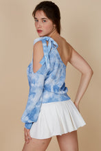 Load image into Gallery viewer, Tie Dye One Shoulder Sweater
