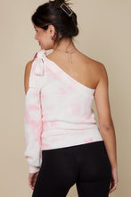 Load image into Gallery viewer, Tie Dye One Shoulder Sweater
