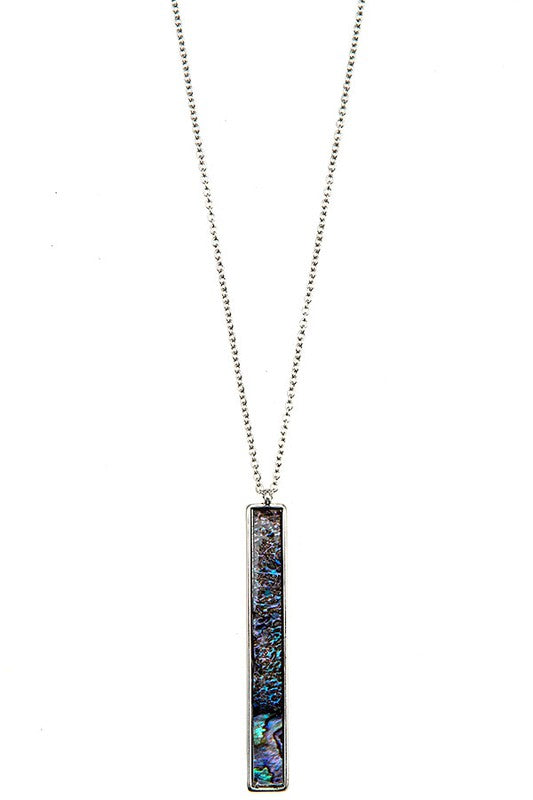 Genuine Abalone Bar Pendant