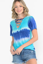 Load image into Gallery viewer, Tie Dye Criss Cross Top
